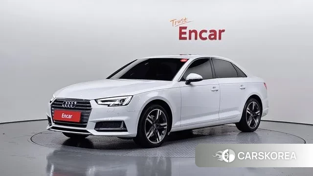 Audi A4 (B9) 2019 Белый из Кореи