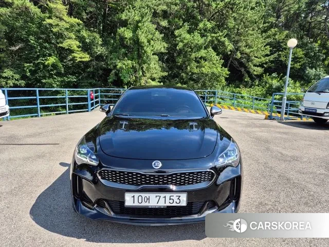 Kia Stinger 2018 Черный из Кореи