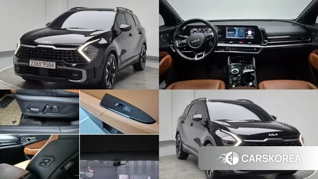 Kia Sportage 5th Generation 2022 Черный из Кореи