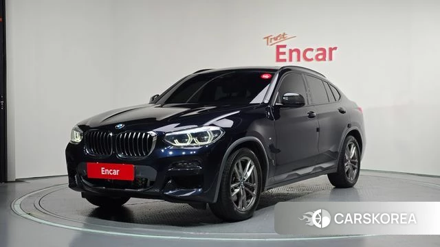 BMW X4 (G02) 2021 Черный из Кореи