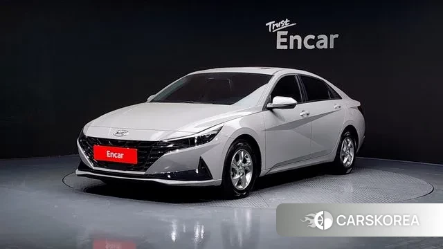 Hyundai Avante (CN7) 2021 Серебряный из Кореи