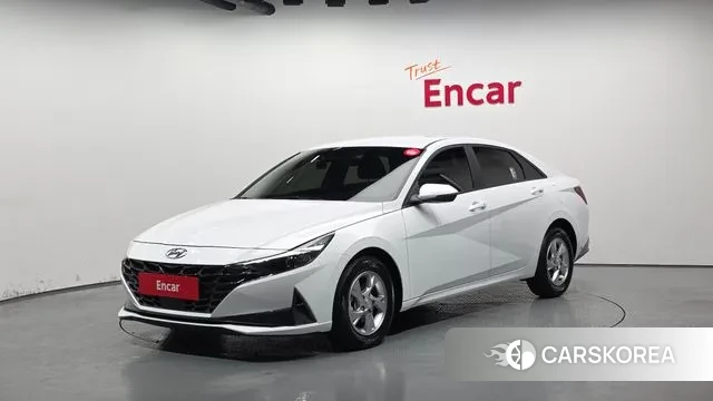 Hyundai Avante (CN7) 2022 Белый из Кореи