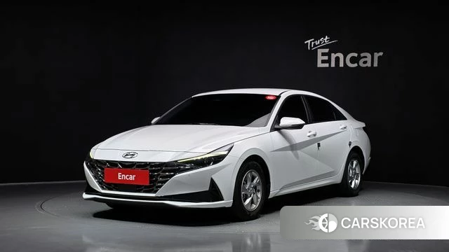 Hyundai Avante (CN7) 2020 Белый из Кореи