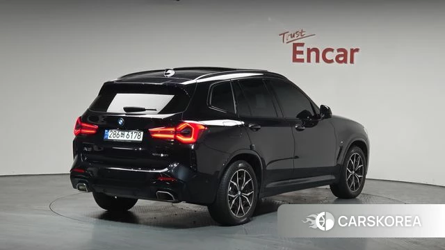 BMW X3 (G01) 2022 Черный из Кореи