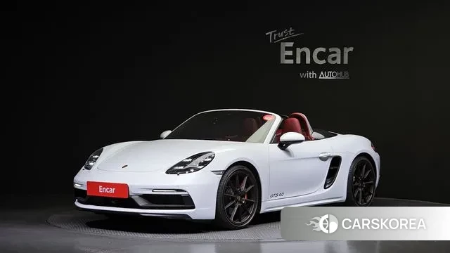 Porsche 718 Boxster 2022 Белый из Кореи