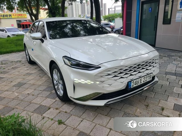 Kia K8 2021 Белый из Кореи