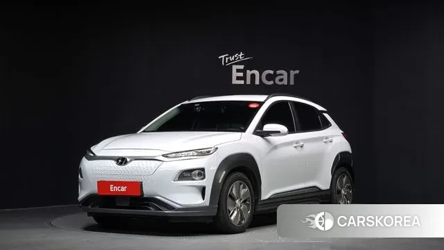 Hyundai Kona Electric 2018 Белый из Кореи