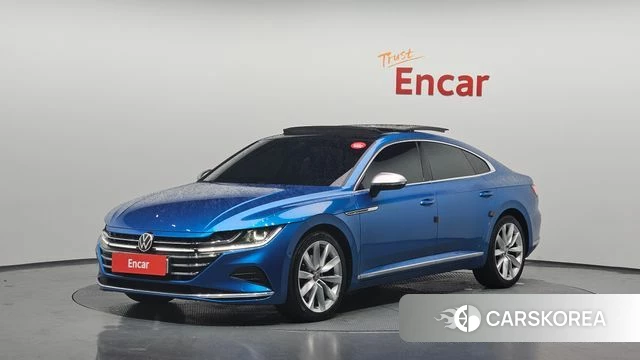 Volkswagen Arteon 2022 Синий из Кореи