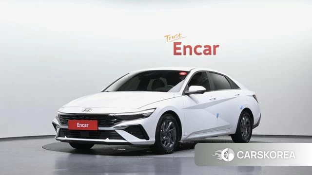 Hyundai The New Avante (CN7) 2023 Белый из Кореи