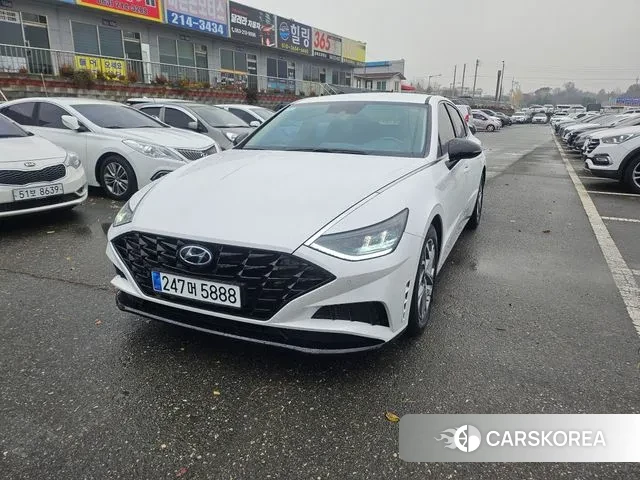 Hyundai Sonata (DN8) 2021 Белый из Кореи