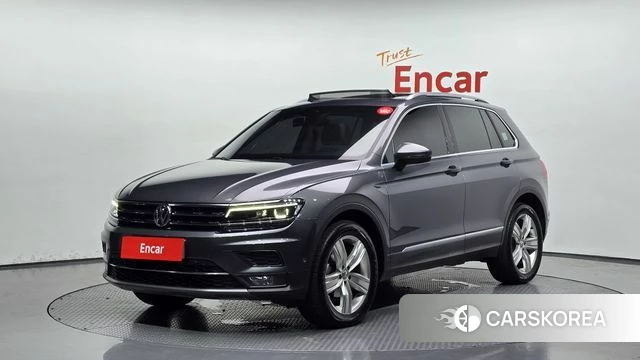 Volkswagen Tiguan second Generation 2020 Серый из Кореи