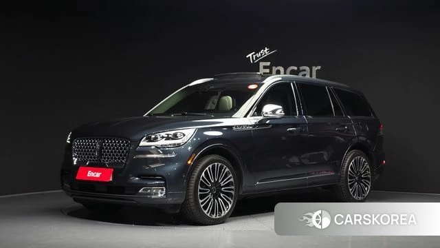 Lincoln Aviator 2nd generation 2021 Синий из Кореи