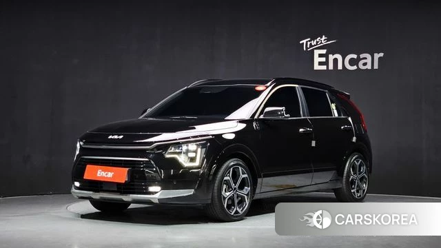 Kia Di Ol Nu Niro 2023 Черный из Кореи