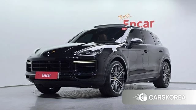 Porsche Cayenne (PO536) 2022 Черный из Кореи
