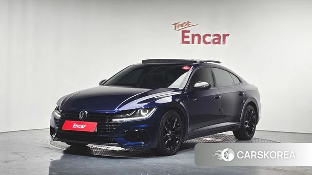 Volkswagen Arteon 2018 Синий из Кореи