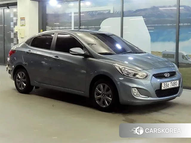 Hyundai Accent (New type) 2018 Небесно-голубой из Кореи