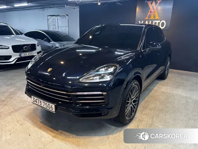 Porsche Cayenne (PO536) 2020 Синий из Кореи