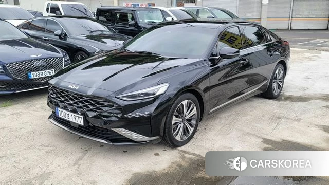 Kia K8 Hybrid 2021 Черный из Кореи