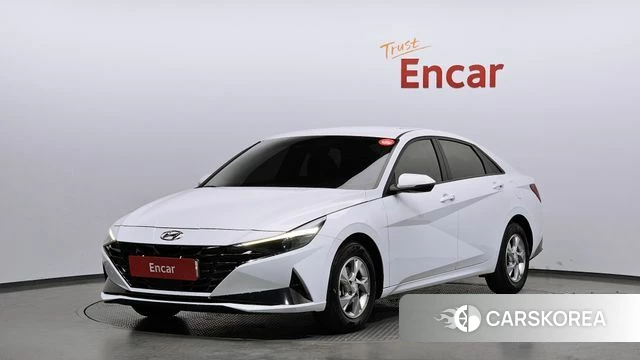 Hyundai Avante (CN7) 2021 Белый из Кореи