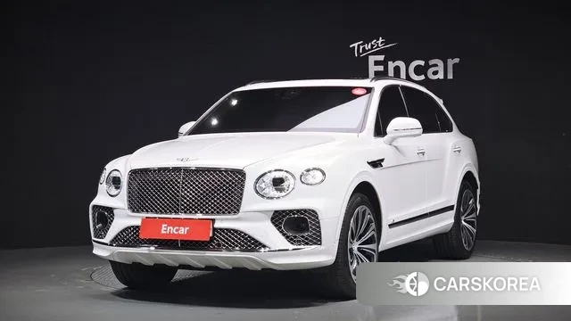 Bentley Bentayga 2022 Белый из Кореи