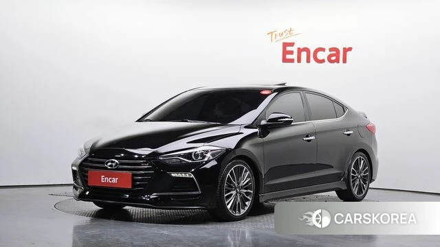 Hyundai Avante AD 2018 Черный из Кореи