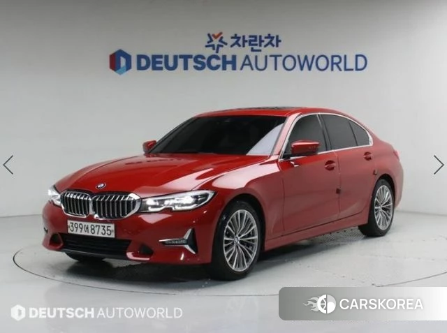 BMW 3 Series (G20) 2019 Красный из Кореи