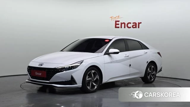 Hyundai Avante (CN7) 2020 Белый из Кореи