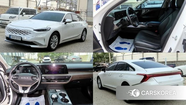 Kia K8 2021 Белый из Кореи