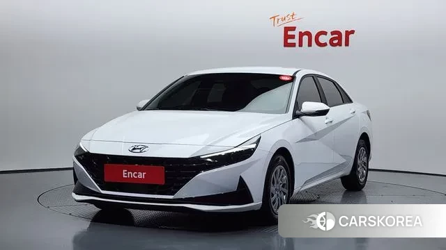 Hyundai Avante (CN7) 2021 Белый из Кореи
