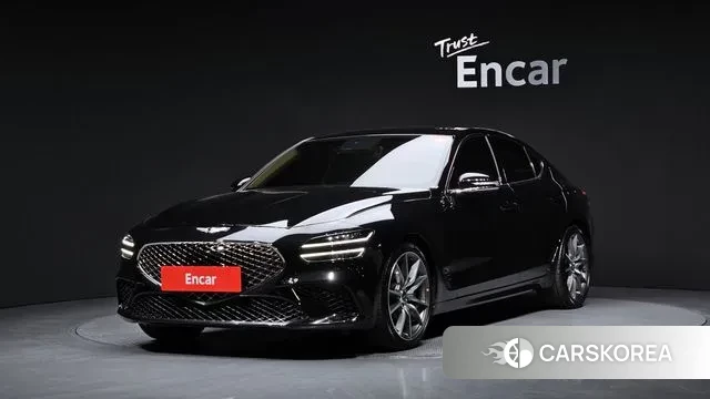 Genesis The New G70 2021 Черный из Кореи