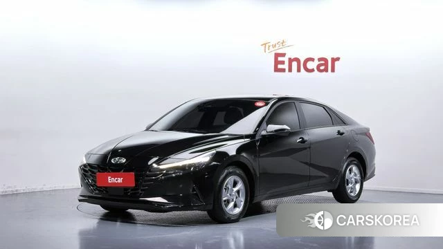 Hyundai Avante (CN7) 2021 Черный из Кореи
