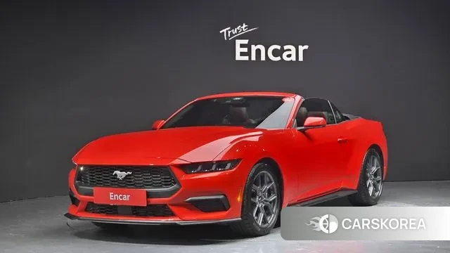 Ford Mustang 7th Generation 2024 Красный из Кореи