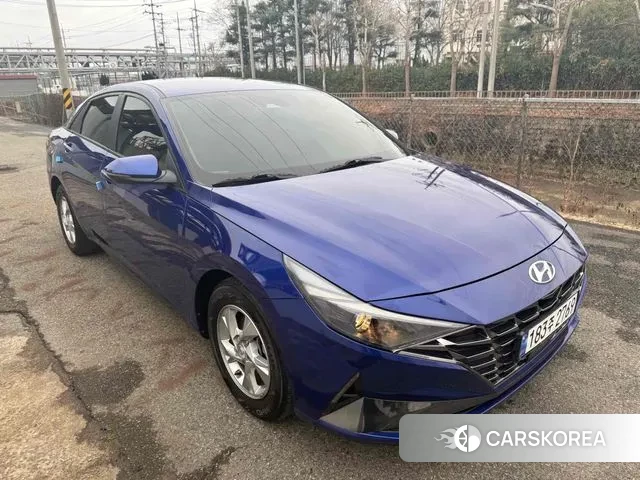 Hyundai Avante (CN7) 2020 Синий из Кореи