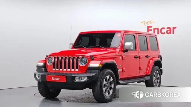 Jeep Wrangler (JL) 2019 Красный из Кореи