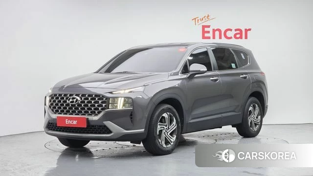 Hyundai The New Santa Fe 2022 Серебристо-серый из Кореи