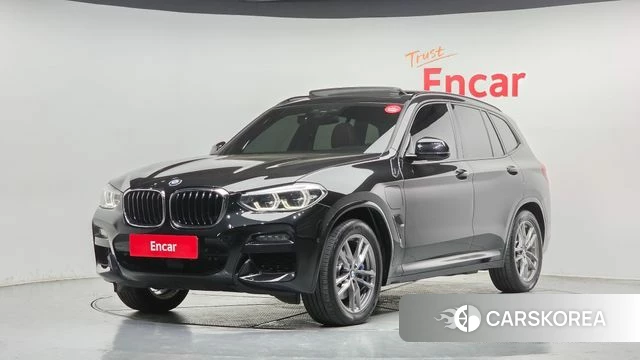 BMW X3 (G01) 2021 Черный из Кореи