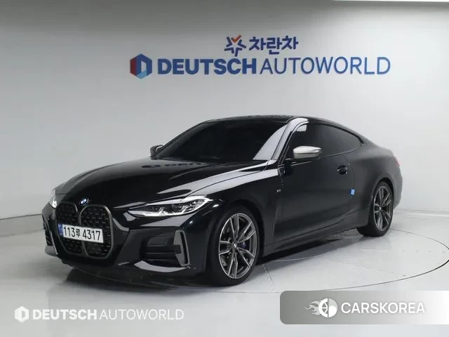 BMW 4 Series (G22) 2021 Черный из Кореи