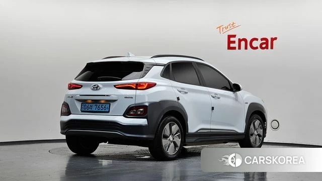 Hyundai Kona Electric 2019 Белый из Кореи
