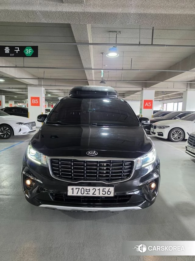 Kia The New Carnival 2018 Черный из Кореи