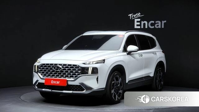 Hyundai The New Santa Fe 2021 Белый из Кореи