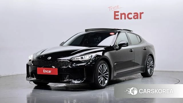 Kia Stinger 2018 Черный из Кореи