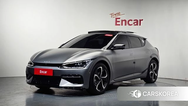 Kia EV6 2021 Серебристо-серый из Кореи