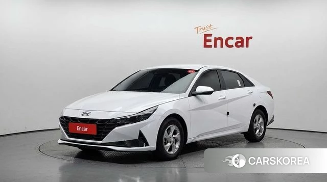 Hyundai Avante (CN7) 2022 Белый из Кореи