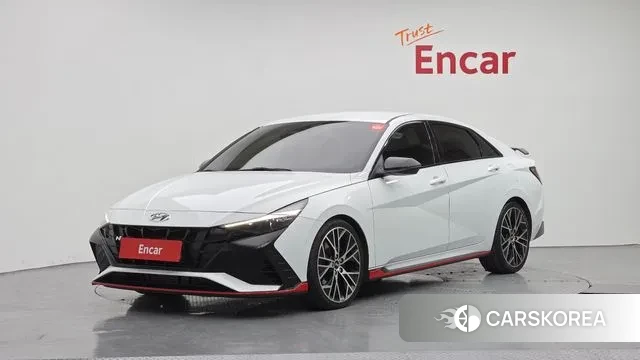 Hyundai Avante (CN7) 2022 Белый из Кореи