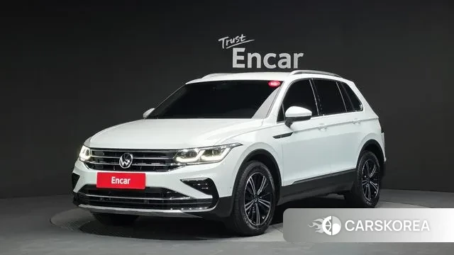 Volkswagen Tiguan second Generation 2021 Белый из Кореи