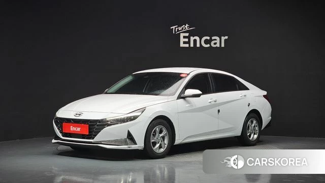 Hyundai Avante (CN7) 2021 Белый из Кореи