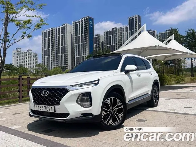 Hyundai Santa Fe TM 2020 Белый из Кореи