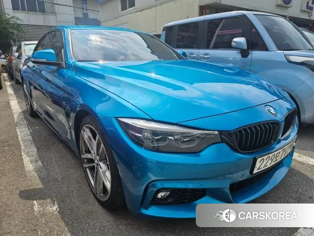 BMW 4 Series (F32) 2020 Синий из Кореи