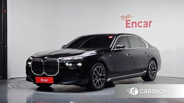 BMW 7 Series (G70) 2024 Черный из Кореи