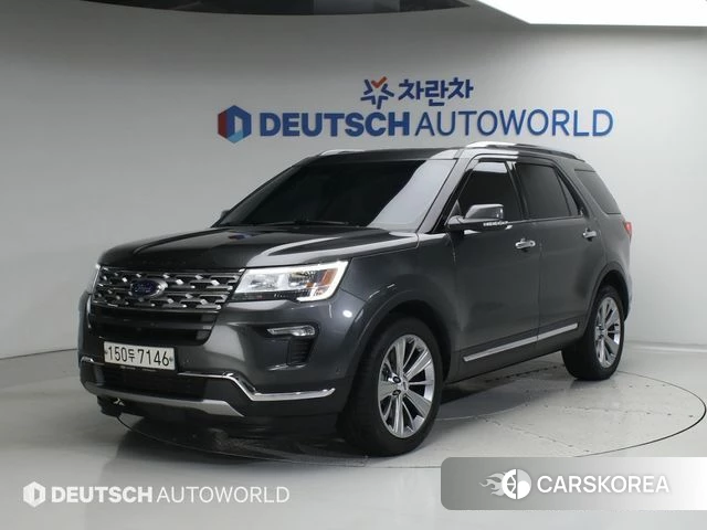 Ford Explorer 2018 Серый из Кореи